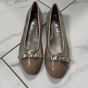 AGL Cap Toe Ballet Flats